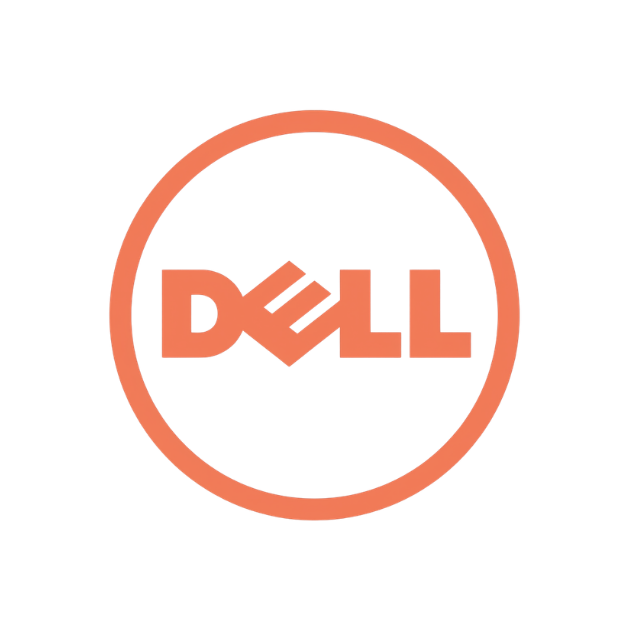 Dell logo orange