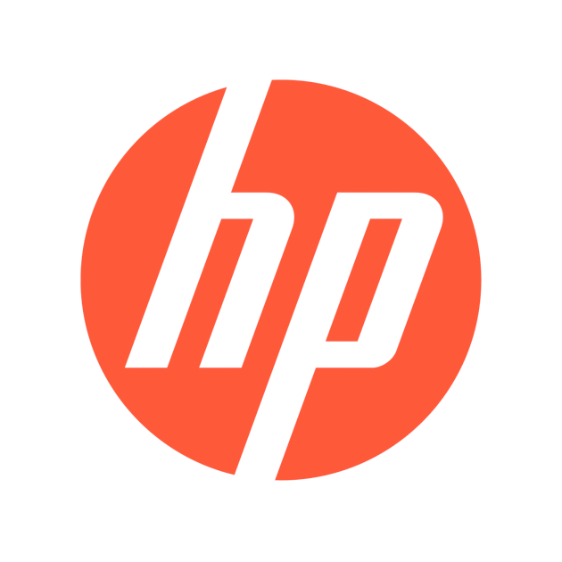 HP logo orange
